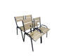 Комплект деревянной мебели 800х800